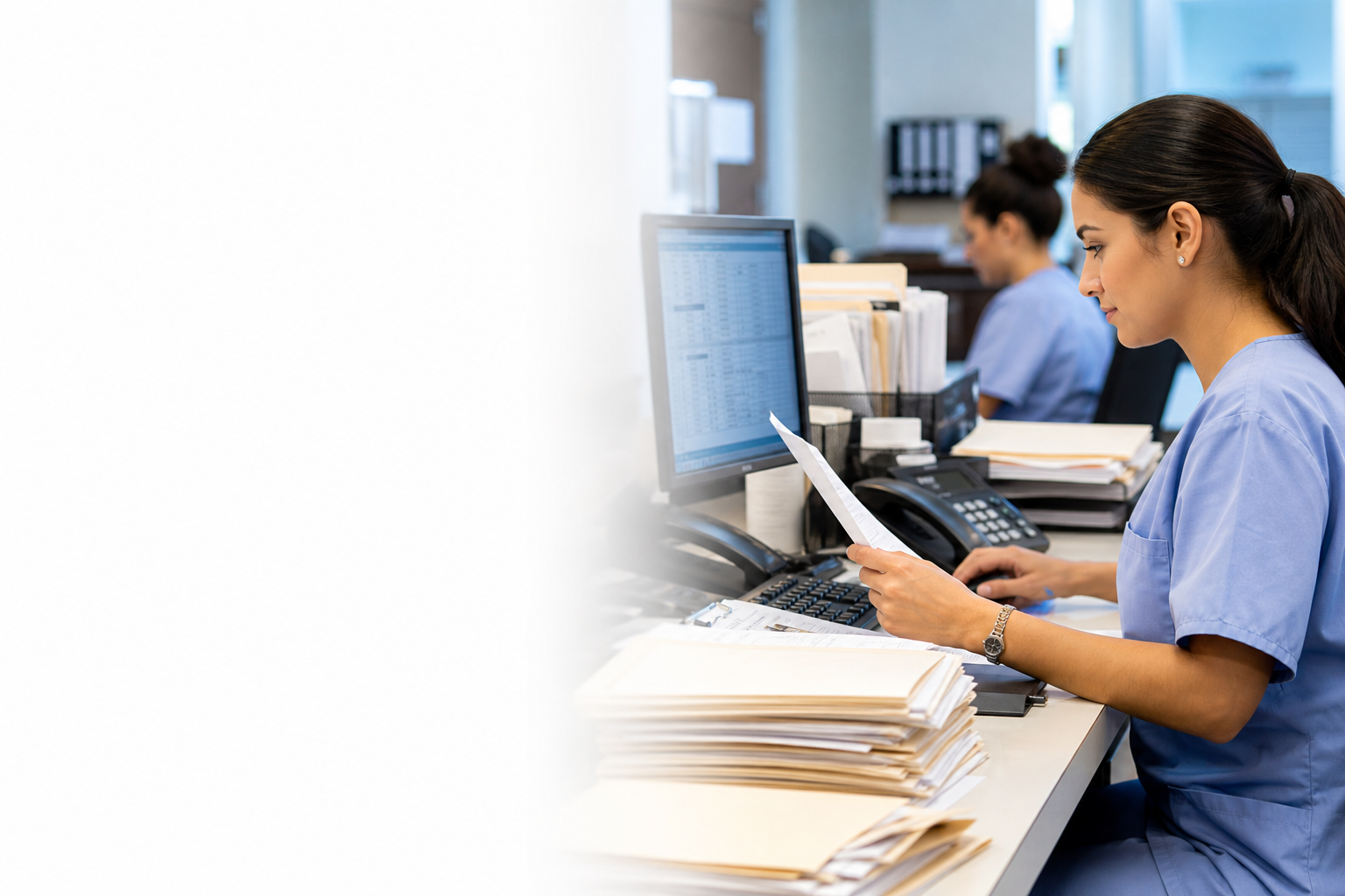 Billing staff documentation for revenue cycle setup