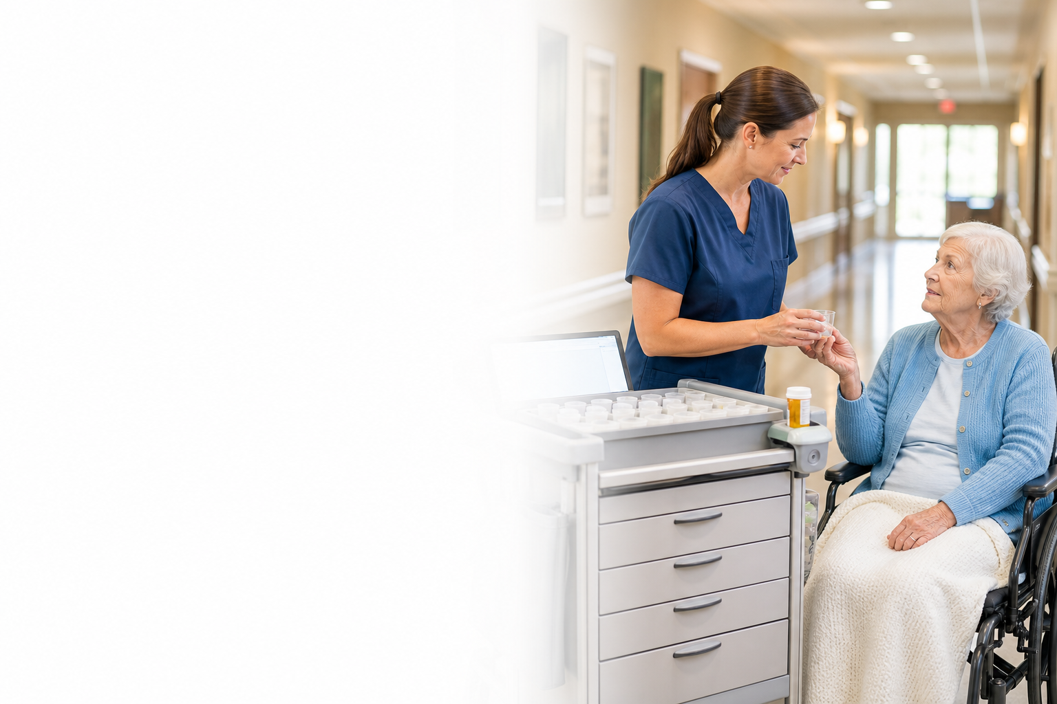 Medication administration pass with eMAR workflow